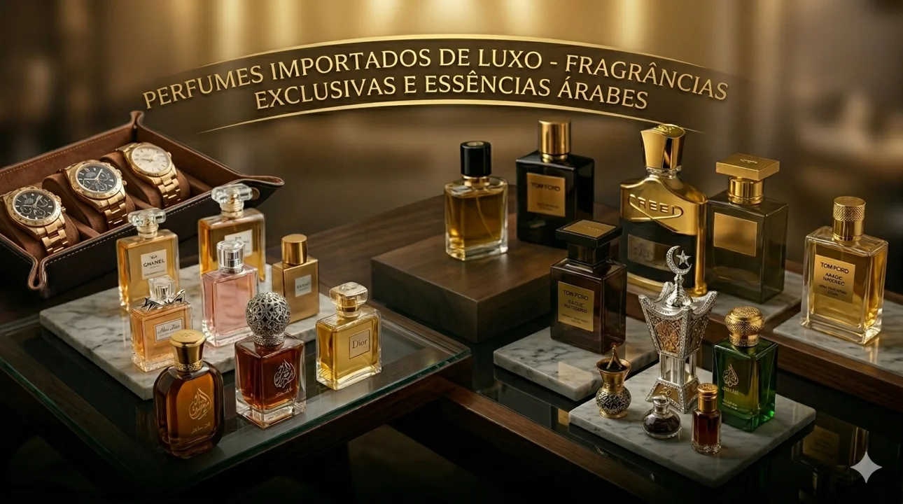 Fragrâncias exclusivas e essências árabes importadas